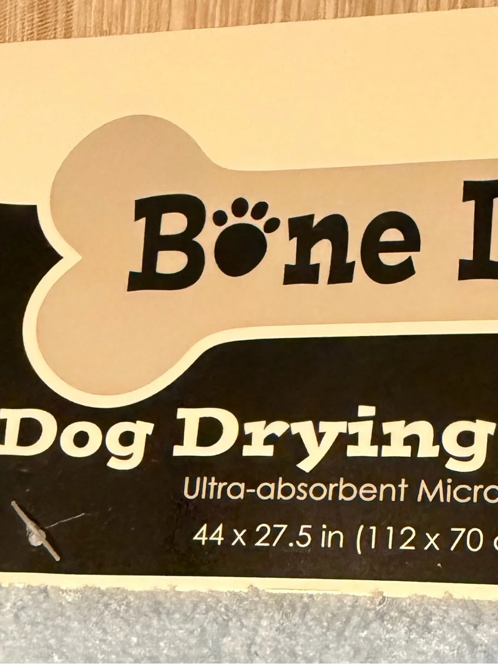 Blue Dog Drying Towel – Microfiber Paw Design